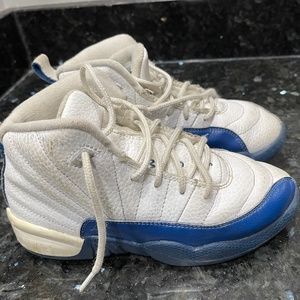 Boys Jordan blue and white size 1